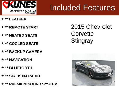 2015 Chevrolet Corvette Stingray