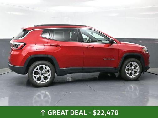 Red 2025 Jeep Compass Latitude