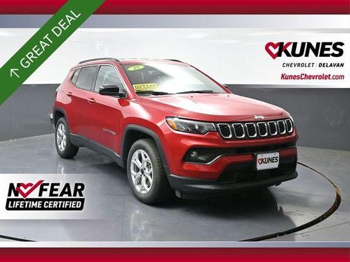 Red 2025 Jeep Compass Latitude