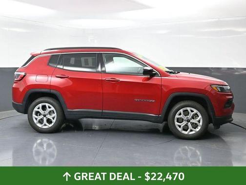 Red 2025 Jeep Compass Latitude