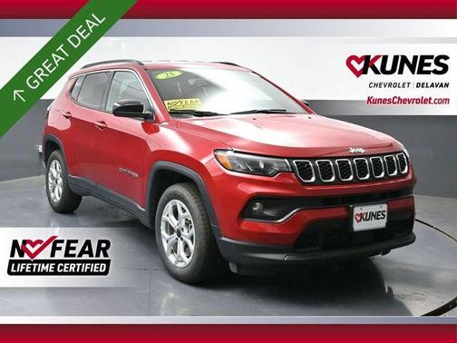 Red 2025 Jeep Compass Latitude