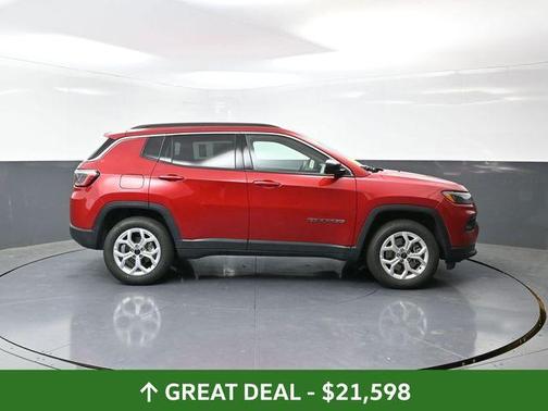 Red 2025 Jeep Compass Latitude