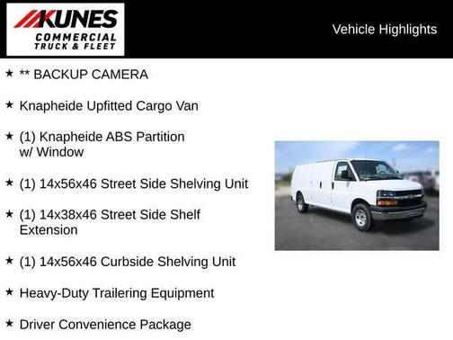 Summit White 2026 Chevrolet Express 2500 Work Van