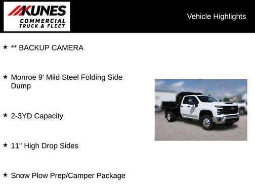 Summit White 2025 Chevrolet Silverado 3500 WT