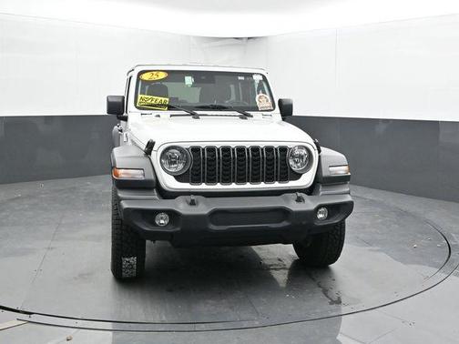Bright White Clearcoat 2025 Jeep Wrangler Sport