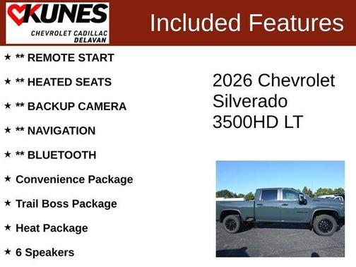 2026 Chevrolet Silverado 3500 LT