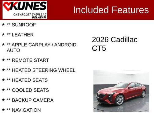 2026 Cadillac CT5 Premium Luxury AWD