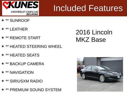 2016 Lincoln MKZ Base