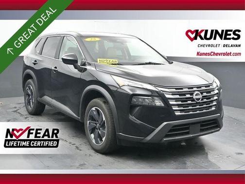 Super Black 2025 Nissan Rogue SV