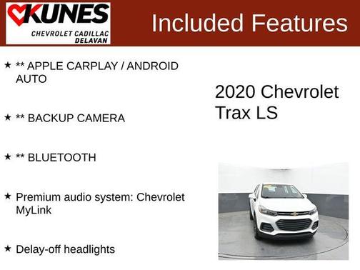 Summit White 2020 Chevrolet Trax LS