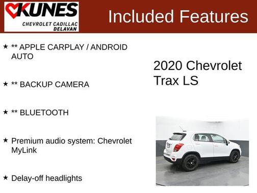 Summit White 2020 Chevrolet Trax LS