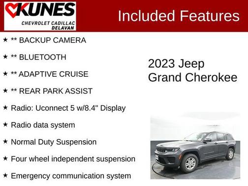 Metallic 2023 Jeep Grand Cherokee Laredo