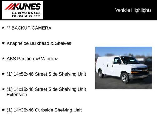Summit White 2026 Chevrolet Express 2500 Work Van