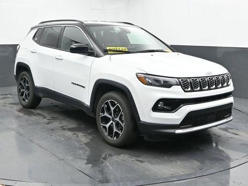 Bright White Clearcoat 2025 Jeep Compass Limited