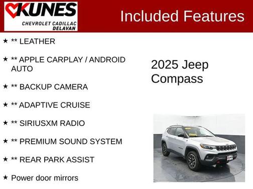 Silver Zynith 2025 Jeep Compass Trailhawk