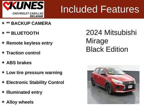 2024 Mitsubishi Mirage Black Edition