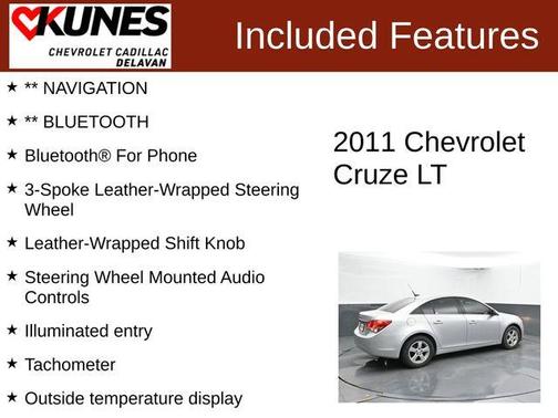Silver Ice Metallic 2011 Chevrolet Cruze 1LT