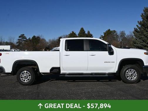 Summit White 2025 Chevrolet Silverado 2500 LT