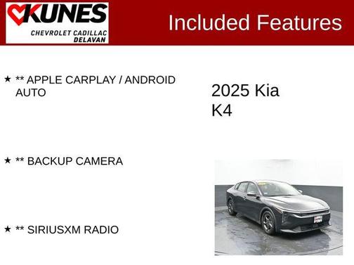 Gray 2025 Kia K4