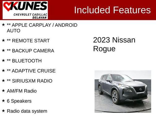 Gun Metallic 2023 Nissan Rogue SV