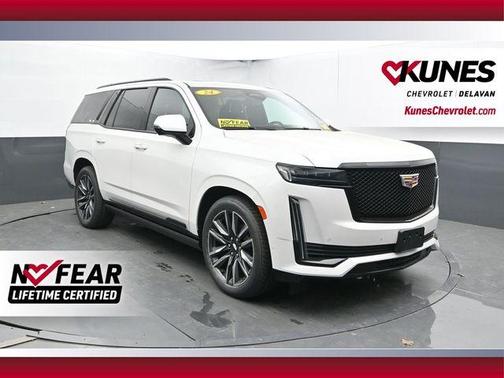 Crystal White Tri-Coat 2024 Cadillac Escalade Sport Platinum