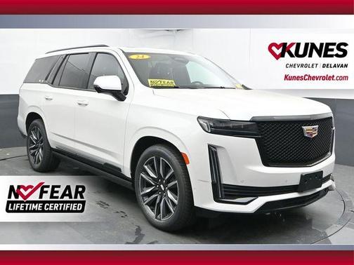 Crystal White Tri-Coat 2024 Cadillac Escalade Sport Platinum
