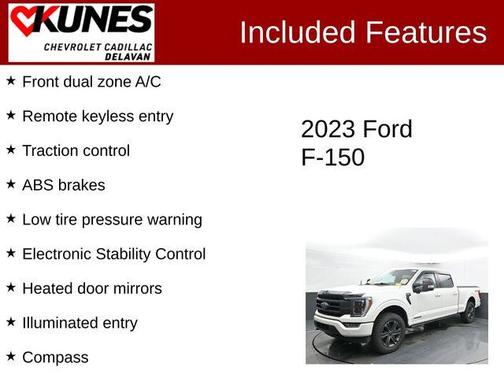 White 2023 Ford F-150 Lariat