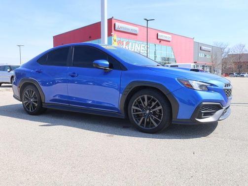 World Rally Blue Pearl 2023 Subaru WRX Premium