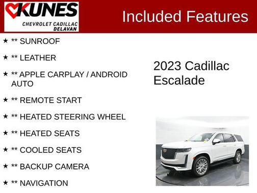 2023 Cadillac Escalade Premium Luxury