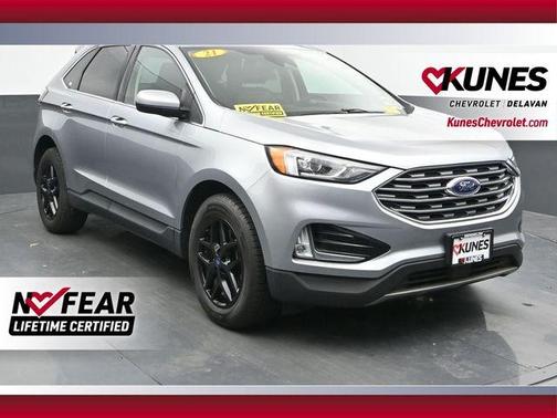 Silver Metallic 2021 Ford Edge SEL