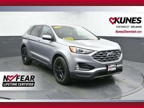 Silver Metallic 2021 Ford Edge SEL