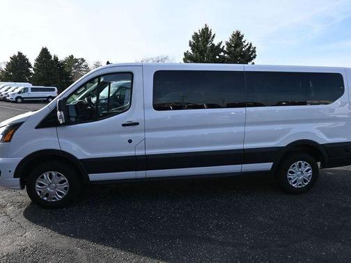Oxford White 2024 Ford Transit-350 XLT