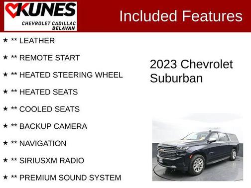 Midnight Blue Metallic 2023 Chevrolet Suburban Premier
