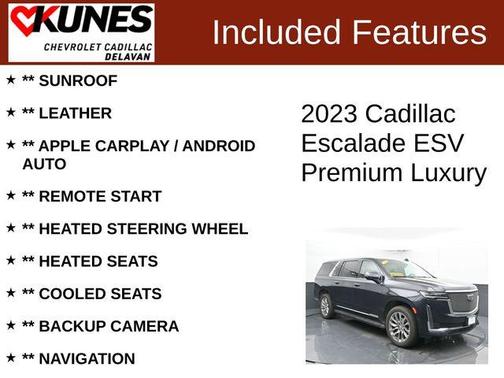 2023 Cadillac Escalade ESV Premium Luxury