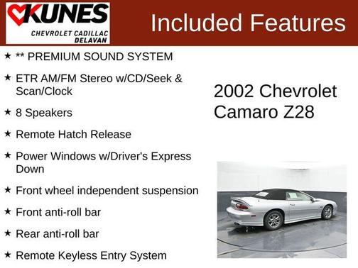 Sebring Silver Metallic 2002 Chevrolet Camaro Z28