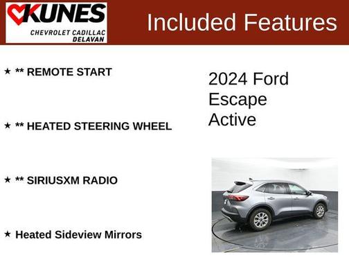 Silver Metallic 2024 Ford Escape Active