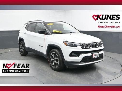 Bright White Clearcoat 2025 Jeep Compass Limited
