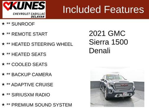 Dark Sky Metallic 2021 GMC Sierra 1500 Denali