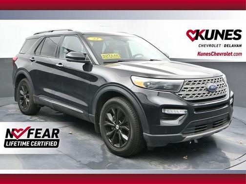 Black 2022 Ford Explorer Limited
