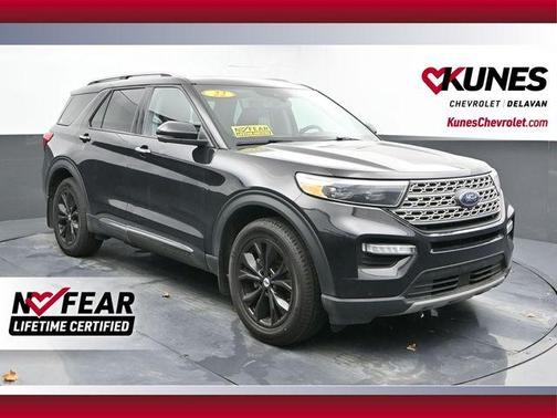 Black 2022 Ford Explorer Limited
