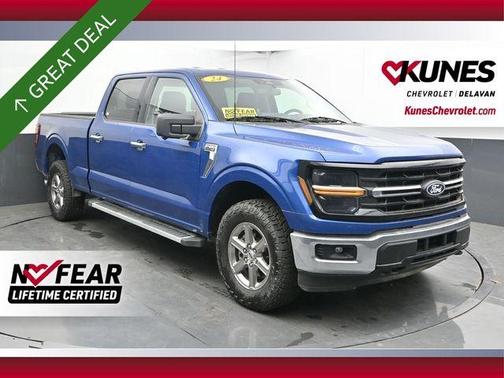 Blue 2024 Ford F-150 XLT
