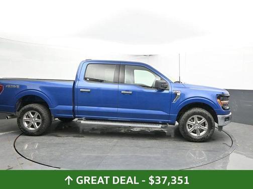 Blue 2024 Ford F-150 XLT