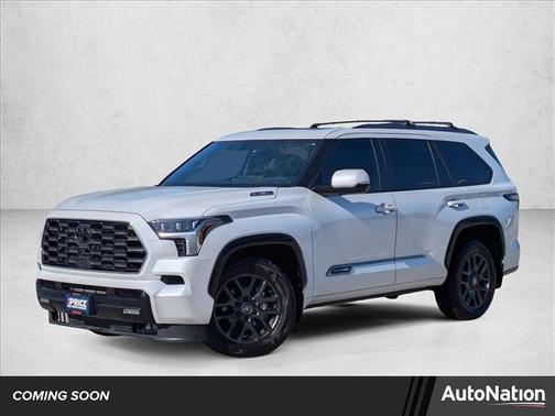 Wind Chill Pearl 2025 Toyota Sequoia Platinum