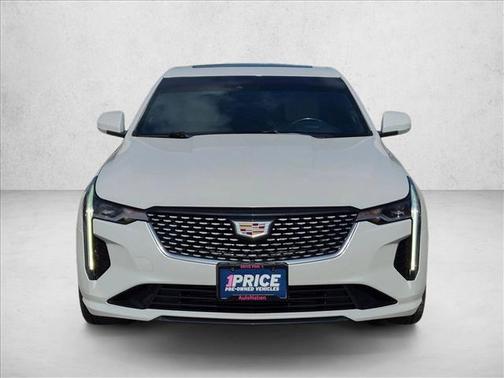 Crystal White Tricoat 2021 Cadillac CT4 Luxury