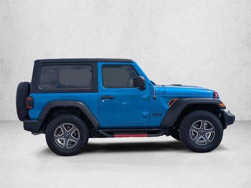 Hydro Blue Pearlcoat 2022 Jeep Wrangler Sport S