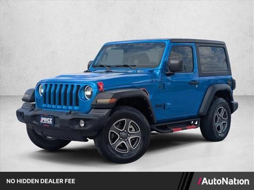 Hydro Blue Pearlcoat 2022 Jeep Wrangler Sport S