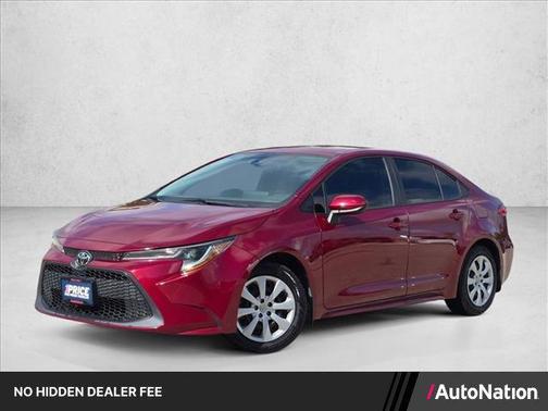 Ruby Flare Pearl 2022 Toyota Corolla LE