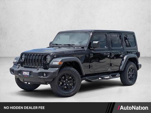 Black Clearcoat 2020 Jeep Wrangler Unlimited Willys 4x4