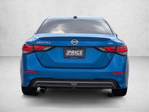 Electric Blue/Super Black 2021 Nissan Sentra SR