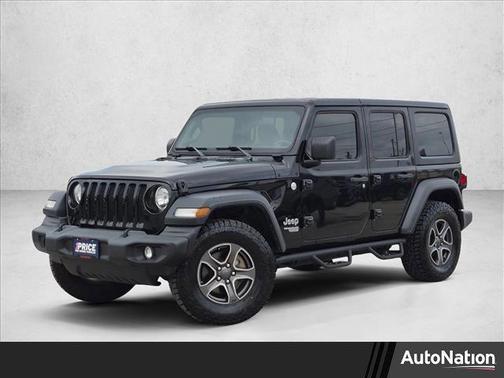 Black Clearcoat 2019 Jeep Wrangler Unlimited Sport